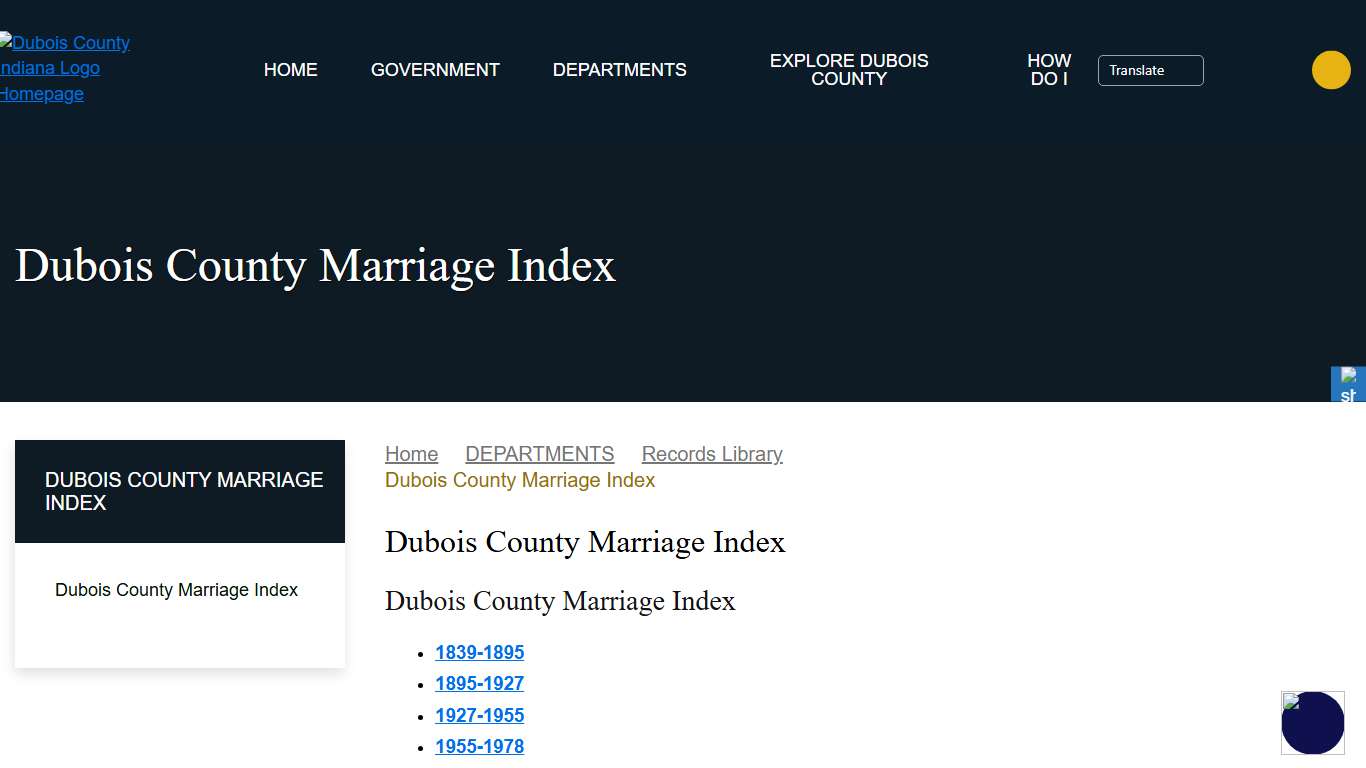 Welcome to Dubois County, IN